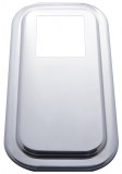 (Skpk) Stainless Steel Peterbilt Shift Plate Cover - Extended Hood