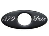 (2/Card) Glossy Peterbilt "379" Key Hole Guard - Black