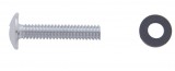 (12/Card) Chrome Stainless Steel Peterbilt Window Sill Mounting Screw