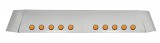 Stainless Steel Freightliner Coronado Drop Visor W