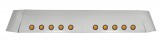 Stainless Steel Freightliner Coronado Drop Visor W