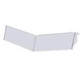 Stainless Steel Peterbilt 13" Drop Sunvisor
