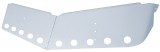 Stainless Steel 2004+ Peterbilt 13" Low Roof Drop Sunvisor - 2" Led Cutout X 8