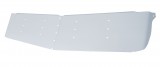 Stainless Steel Kenworth 13 1/2" Curved Windshield Drop Sunvisor