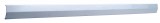 Stainless Steel Kenworth 21 7/8" Center Windshield Post Cover - Long