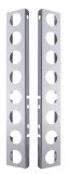 (2/Bulk) Stainless Steel Peterbilt Air Cleaner Bracket W/ Sixteen 2" Light Cutouts