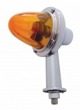 Glass Honda Light W/ 2 1/8" Arm - Amber