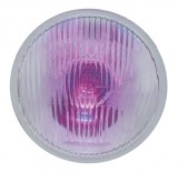 *Closeout* 7" Headlight W/ 10Mm Led Accent Light *Closeout* (High & Low Beam) - Purple