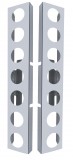 (2/Bulk) Stainless Steel Kenworth 14 Light Cutouts Air Cleaner Light Bracket