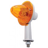 Crystal Honda Watermelon Amber Light W/ 2 1/8" Arm - Double Contact