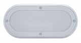 Chrome Plastic Oval Mirror Bezel