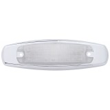 12 Red Led Peterbilt Rectangular Clearance/Marker Light - Clear Lens