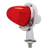 11 Red Led Watermelon Honda Light W/ 1 1/8" Arm - Red Lens