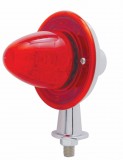 13 Red Led Watermelon Honda Light 1 1/8" Arm - Red Lens