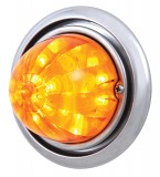 Box) 17 Amber Led Freightliner Columbia Front Bump