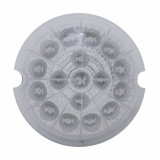 17 Amber Led Cab Light W/ Reflector Clear Lens - Clear Lens