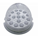 17 Amber Led Cab Light W/ Reflector Clear Lens - Clear Lens