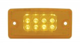 8 Amber Led Freightliner Rectangular Reflector Cab