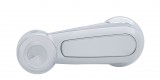 Chrome Plastic 2006+ Peterbilt Window Crank - Indented