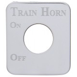 Stainless Steel Kenworth Switch Plate - Train Horn