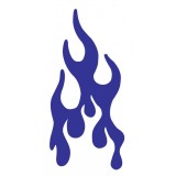 Rubber Peterbilt Replacement Flame Insert - Blue