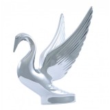 Chrome Hood Ornament - Swan