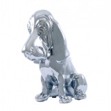 Chrome Hood Ornament - Basset Hound