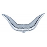 Chrome Hood Ornament - Bull Horn