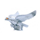 Chrome Hood Ornament - Eagle W/ Illuminated Eyes