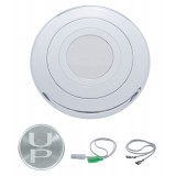 Chrome Aluminum "Competition Series" Steering Wheel Horn Bottom