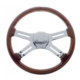 Internation 18" Chrome Steering Wheel