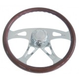 Internation 18" Chrome "Boss" Steering Wheel
