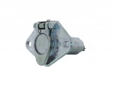 Round 6 Way Socket Connector - Split Pin