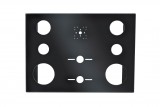 Stainless Steel Larger Universal Peterbilt Slot Light Box - Blank
