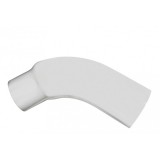 Chrome Peterbilt 379 Exhaust Elbow Replacement, 58 Angled, Reducing 6"-5" O.Dia.