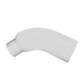 Chrome Peterbilt 379 Exhaust Elbow Replacement, 58 Angled, Reducing 7"-5" O.Dia.