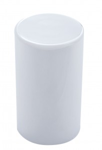 33Mm Chrome Plastic Cylinder Thread-On Nut Cover
