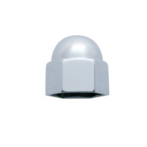 Chrome Zinc 7/16" X 5/8" Acorn Nut Cover
