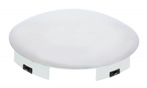 Chrome Front Dome Hub Cap - 1" Lip