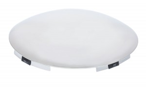 Chrome Front Dome Hub Cap - 7/16" Lip