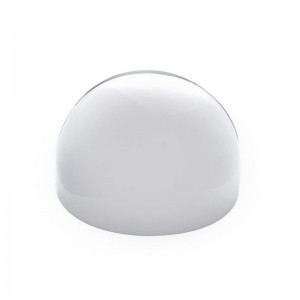 Chrome 8" Full Moon Rear Hub Cap