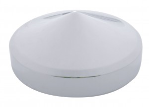 Chrome Pointed Horn Cover - 6 1/4" To 7"