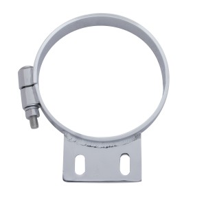 Chrome Peterbilt Cab 6" Exhaust Clamp