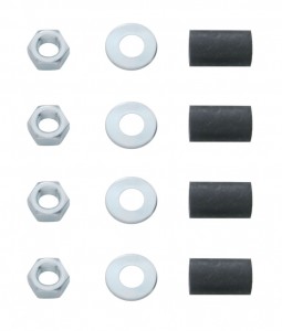 Welded Stud Top Mud Flap Plate Mounting Hardware - Nut/Washer X 4