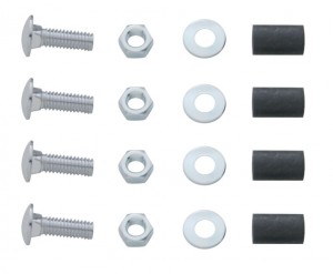 Bolt Thru Top Mud Flap Plate Mounting Hardware - Bolt/Nut/Washer X 4