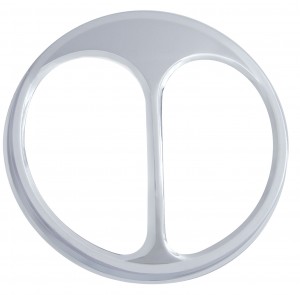 (2/ Bulk) Chrome Cat'S Eye 5 3/4" Headlight Cover