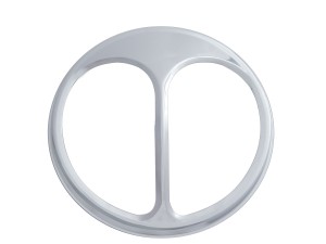 (2/ Bulk) Chrome Cat'S Eye 7" Headlight Cover