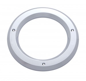 Chrome Plastic Bezel W/O Visor - 4" Round
