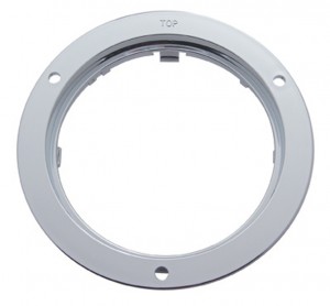 Chrome Plastic 4" Mounting Bezel