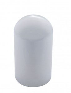 (10/Pack) Chrome Plastic 33Mm Dome Nut Cover - Thread-On